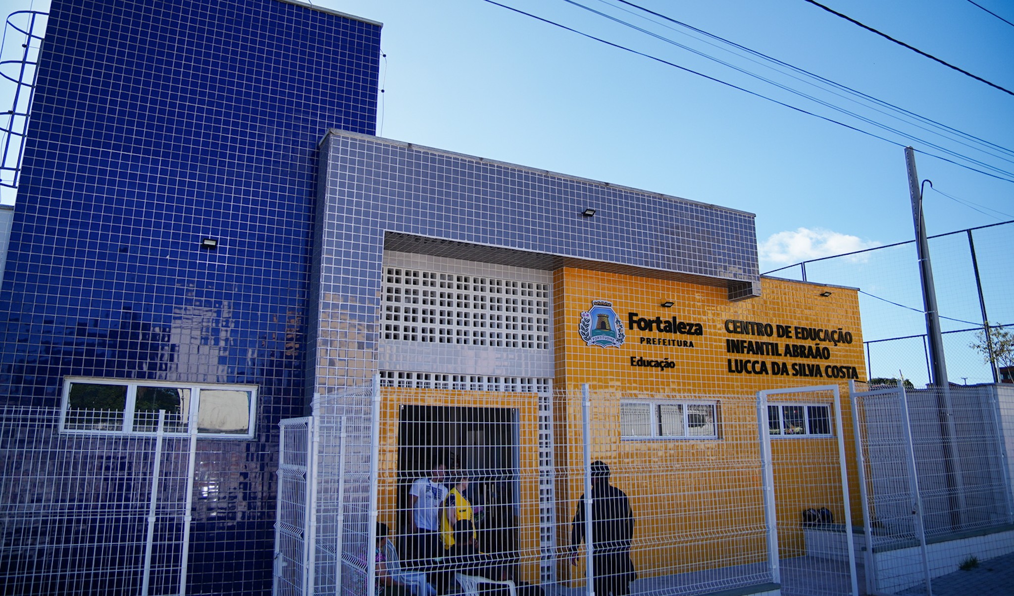 fachada do centro de educação infantil